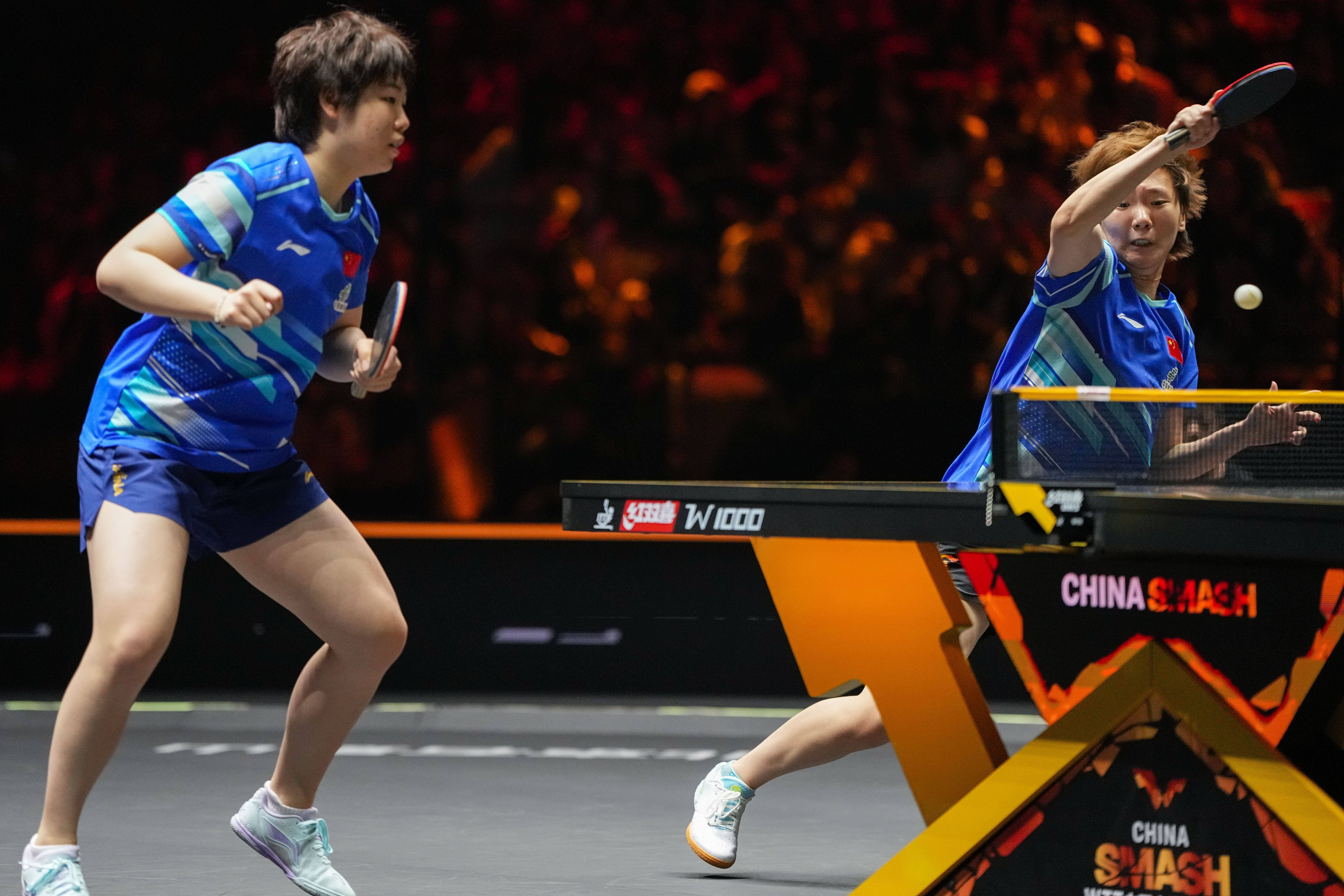 麻将糊了-（体育）乒乓球——WTT中(zhōng)国大(dà)满贯赛：蒯曼(màn)/王(wáng)曼(màn)昱(yù)晋级女双决赛