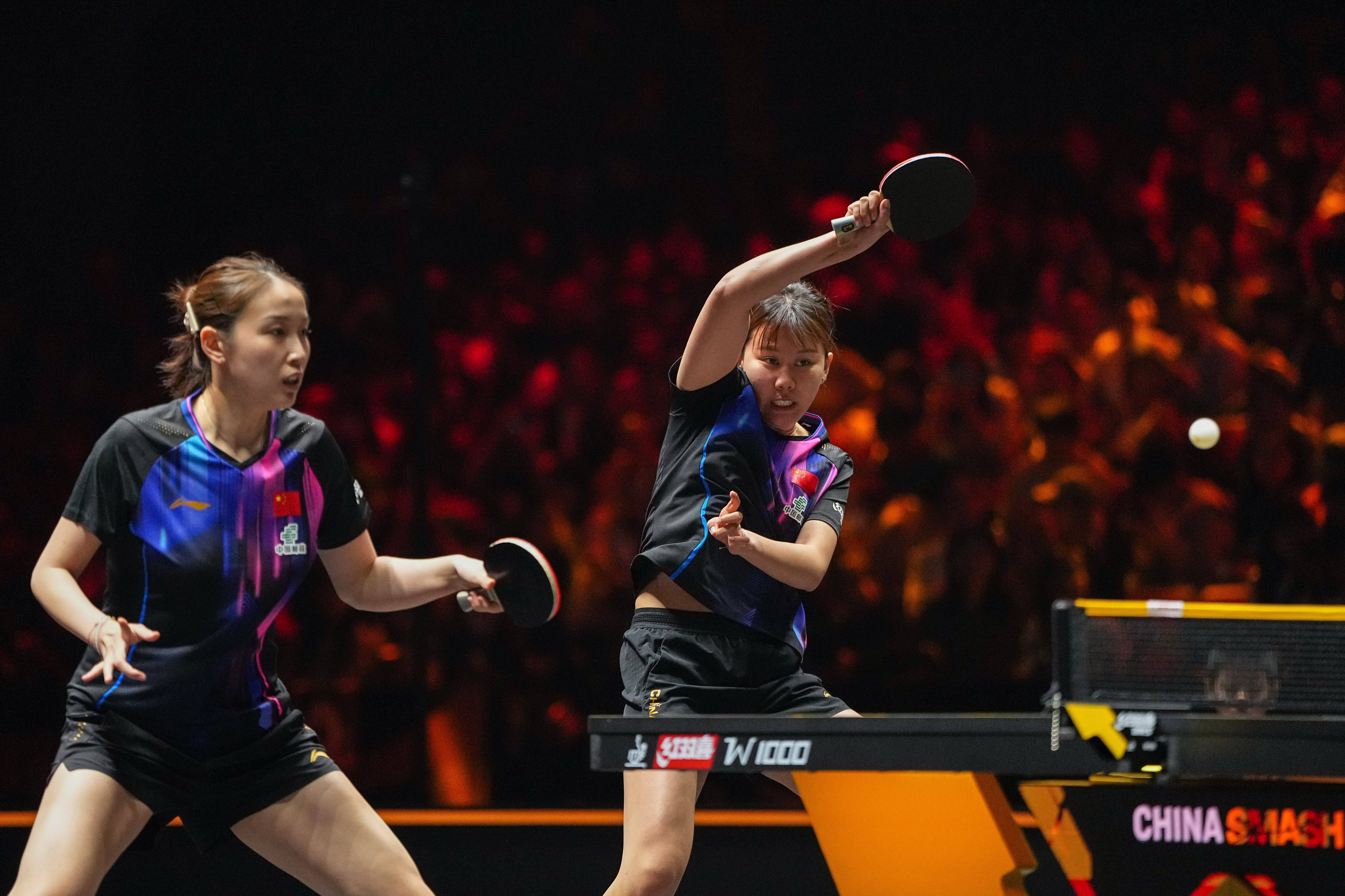 麻将糊了-（体育）乒乓球——WTT中(zhōng)国大(dà)满贯赛：蒯曼(màn)/王(wáng)曼(màn)昱(yù)晋级女双决赛